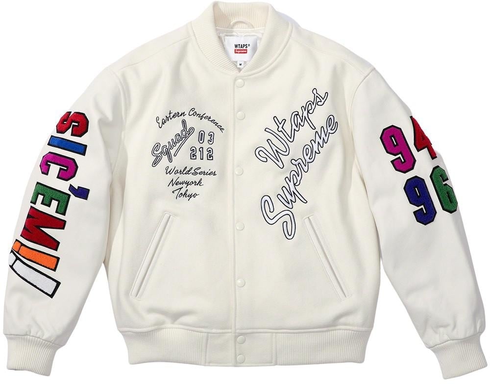 Supreme®/WTAPS® Varsity Jacket view 9